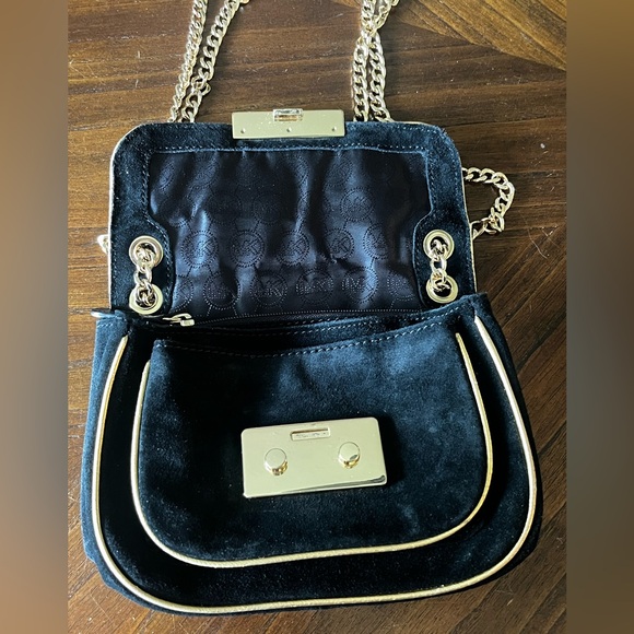 Michael Kors Two Way Black Suede Handbag - Picture 12 of 15